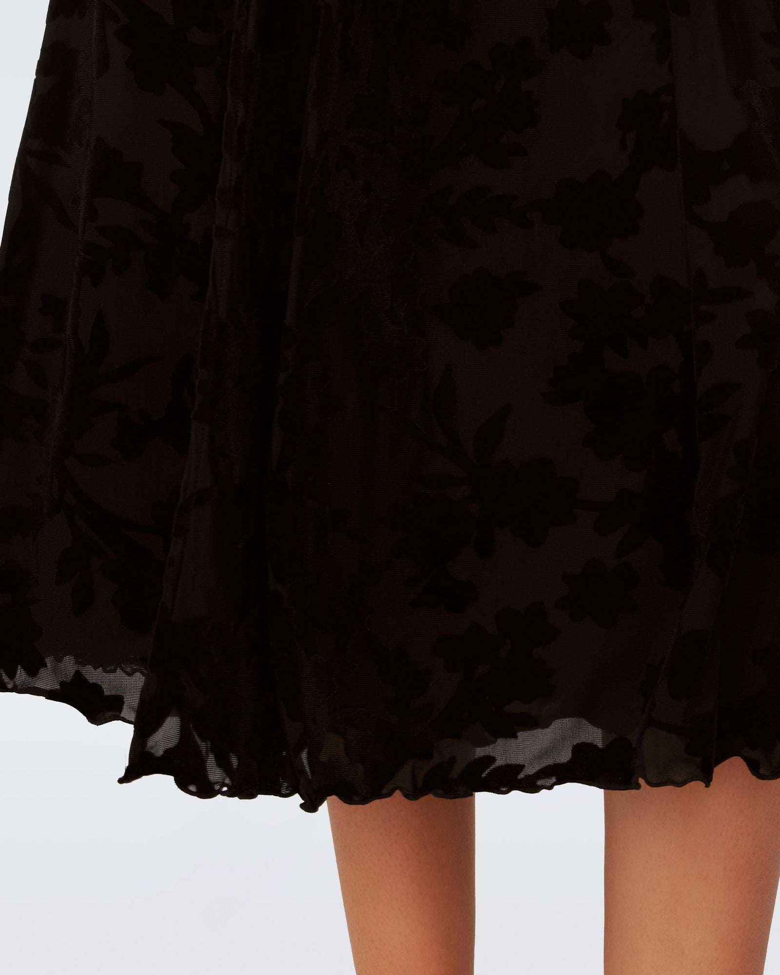 DVF STRAND DRESS in BLACK