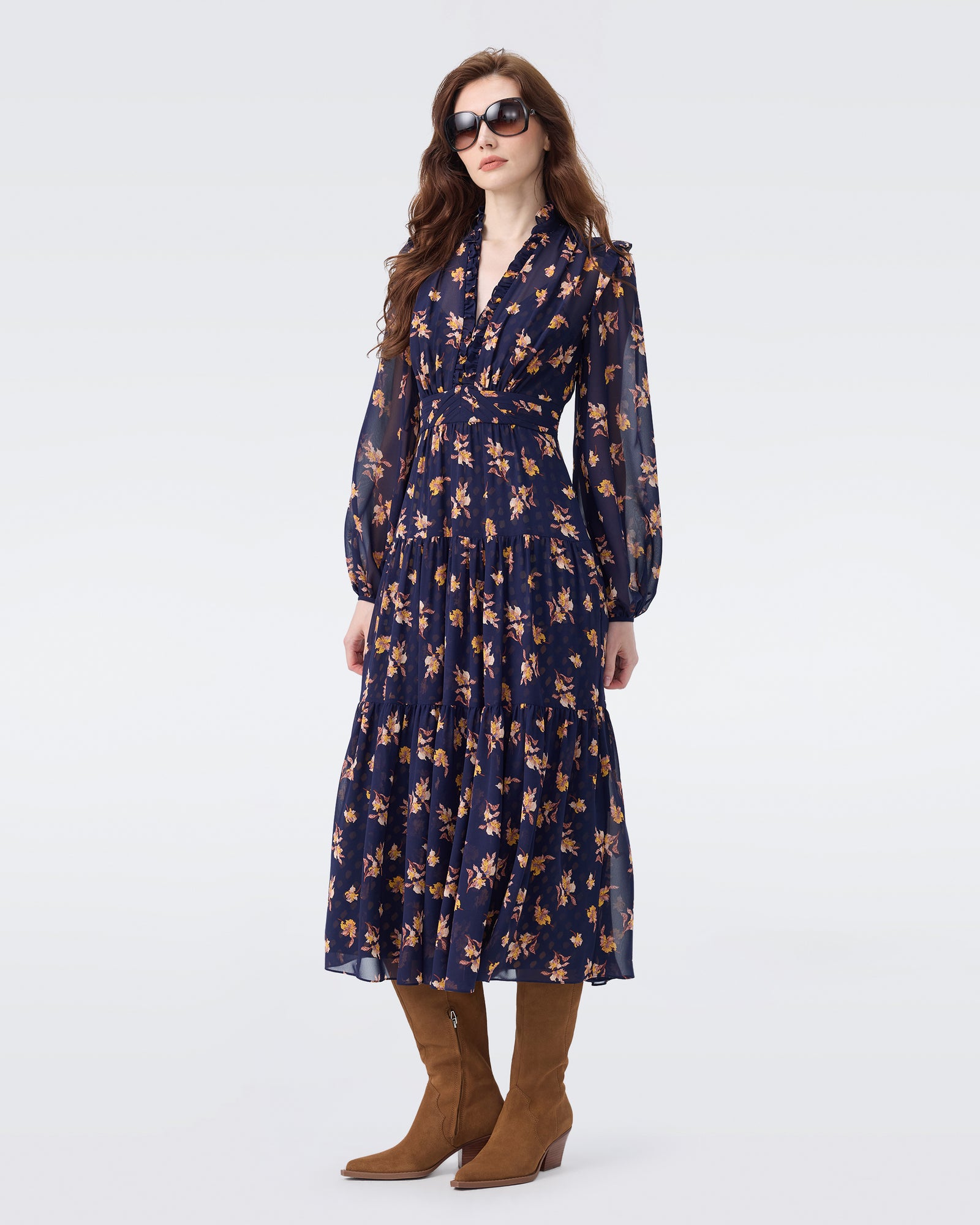 DVF TULLY DRESS