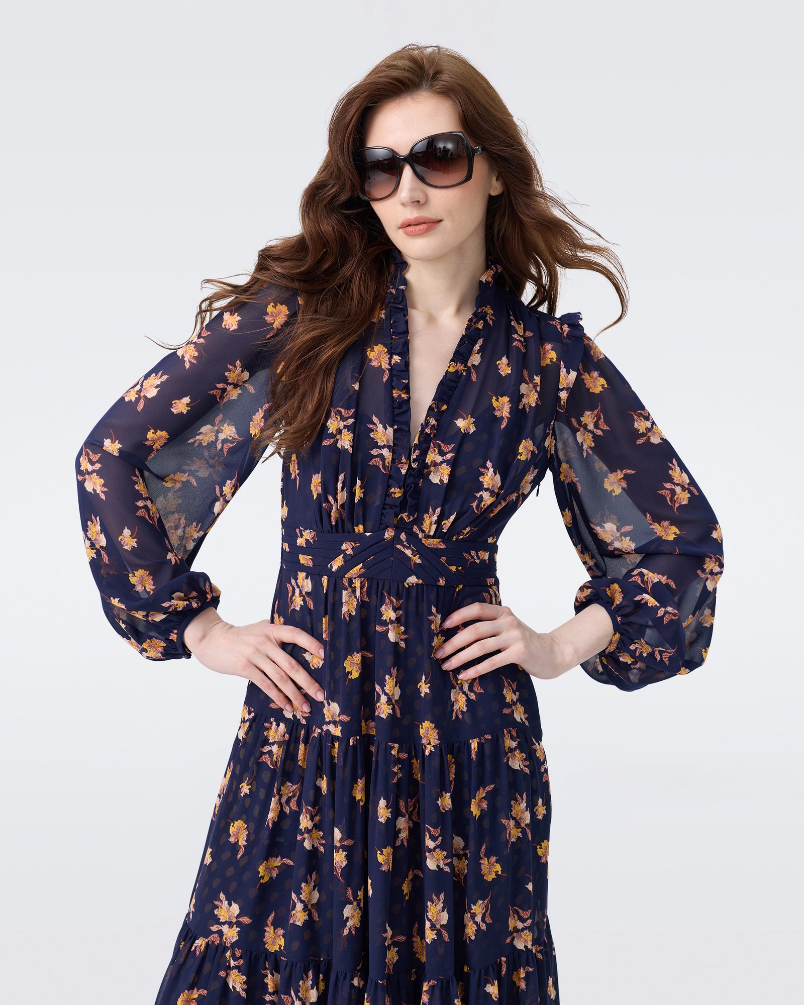 DVF TULLY DRESS