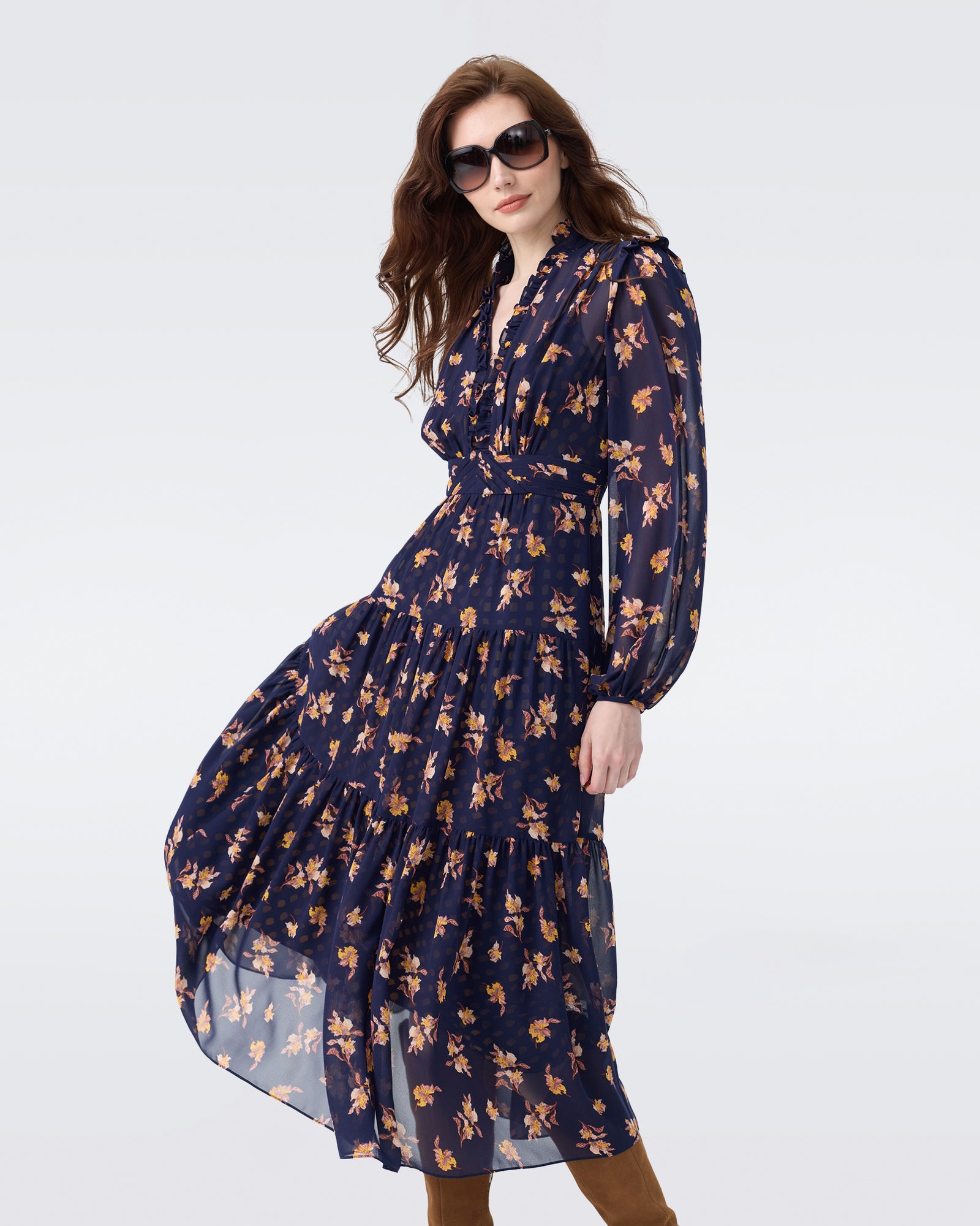 DVF TULLY DRESS