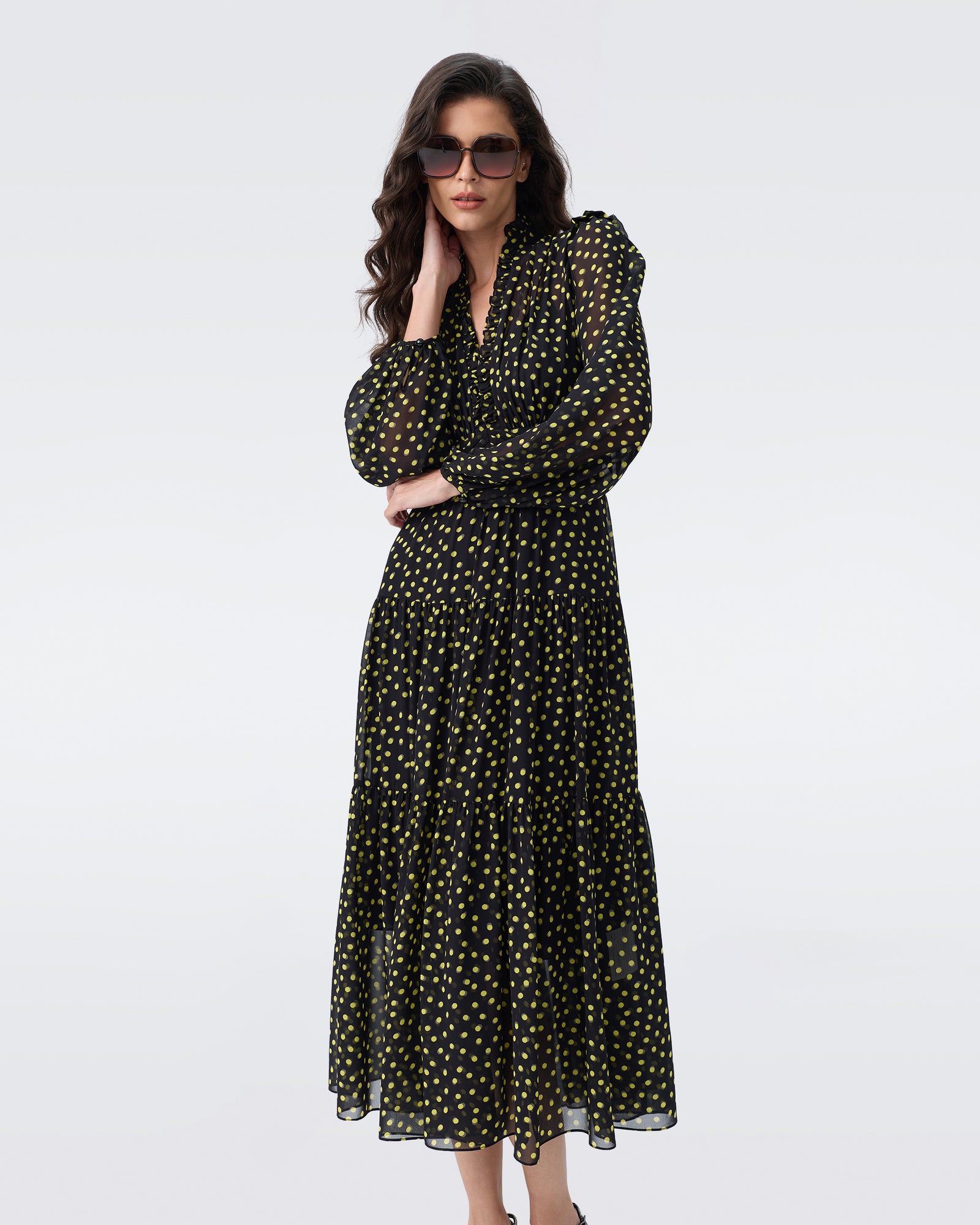 DVF TULLY DRESS