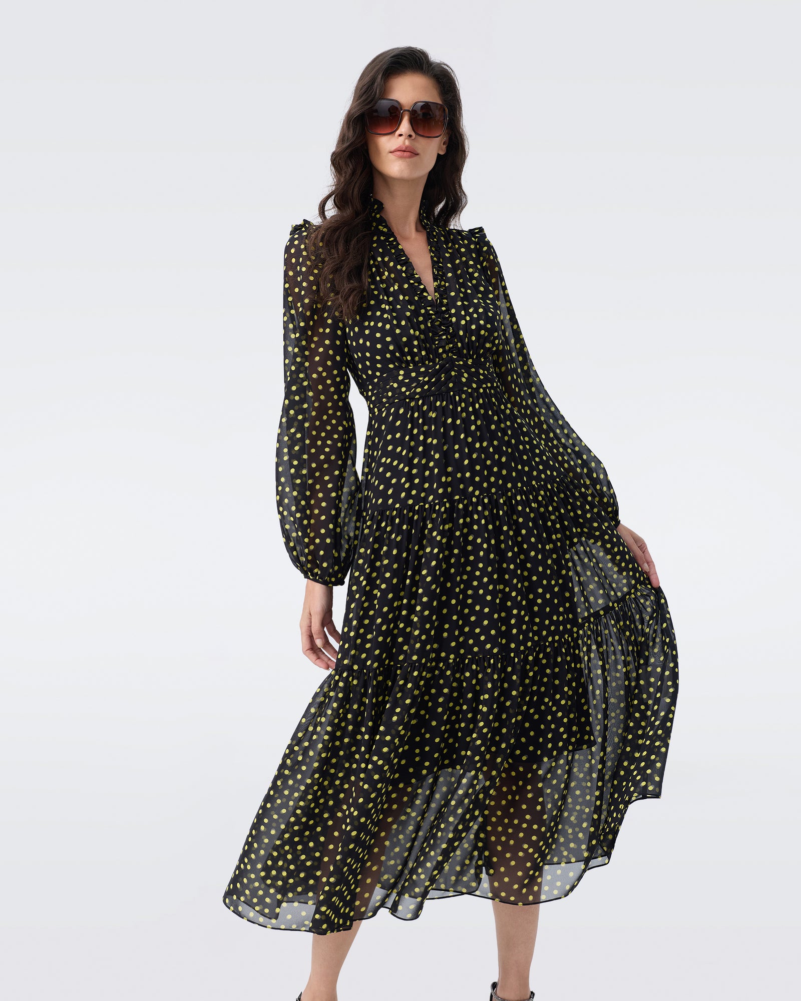 DVF TULLY DRESS