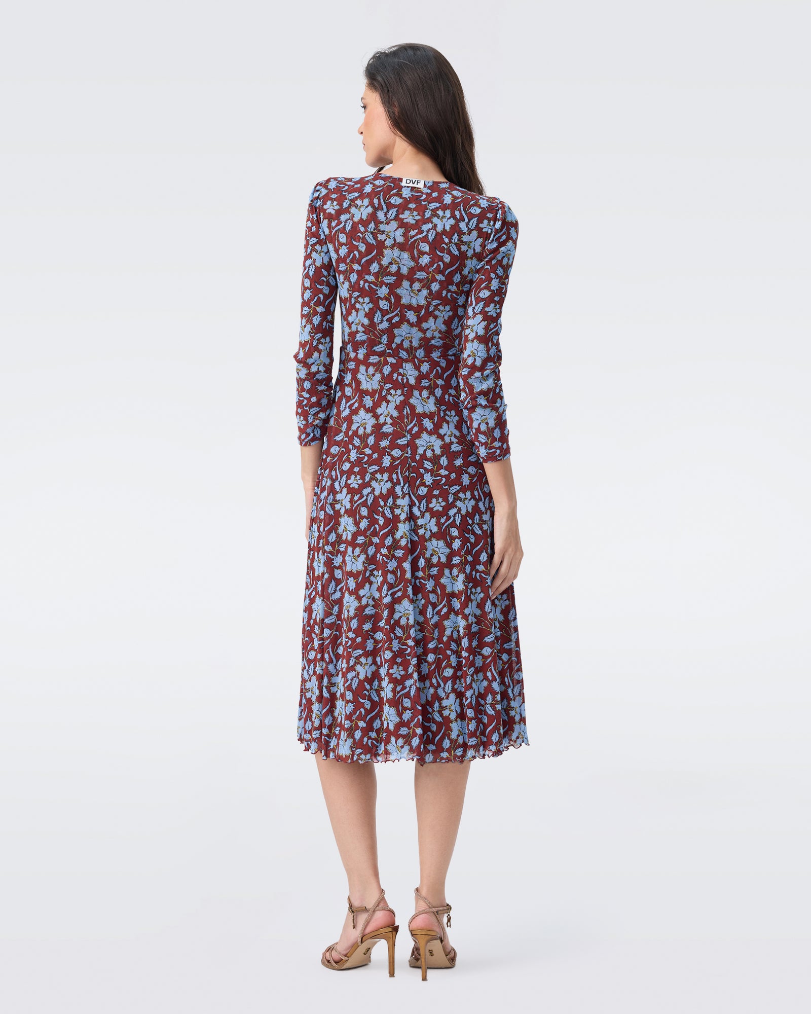 DVF CARRY REVERSIBLE 3/4 DRESS