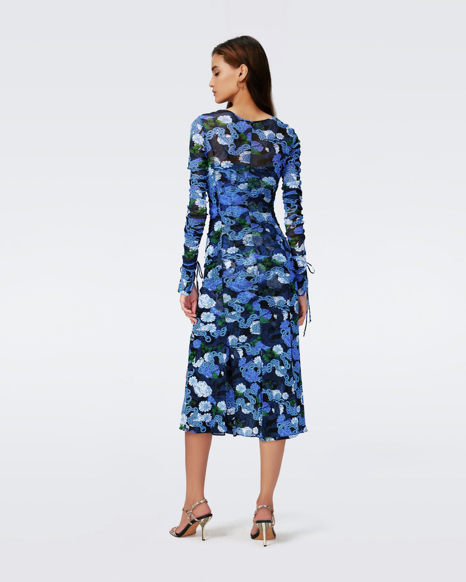 Dvf Corinne Dress In Dragon Dance