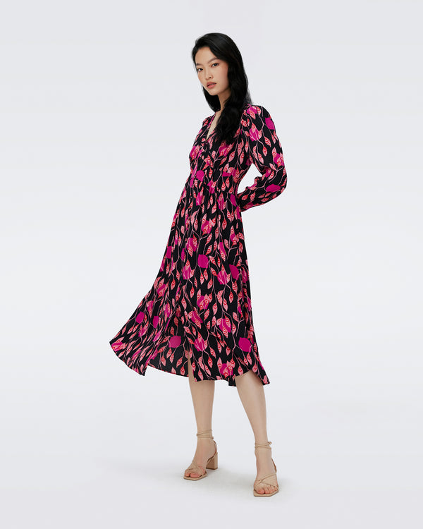 Erica Long Sleeve Midi Dress