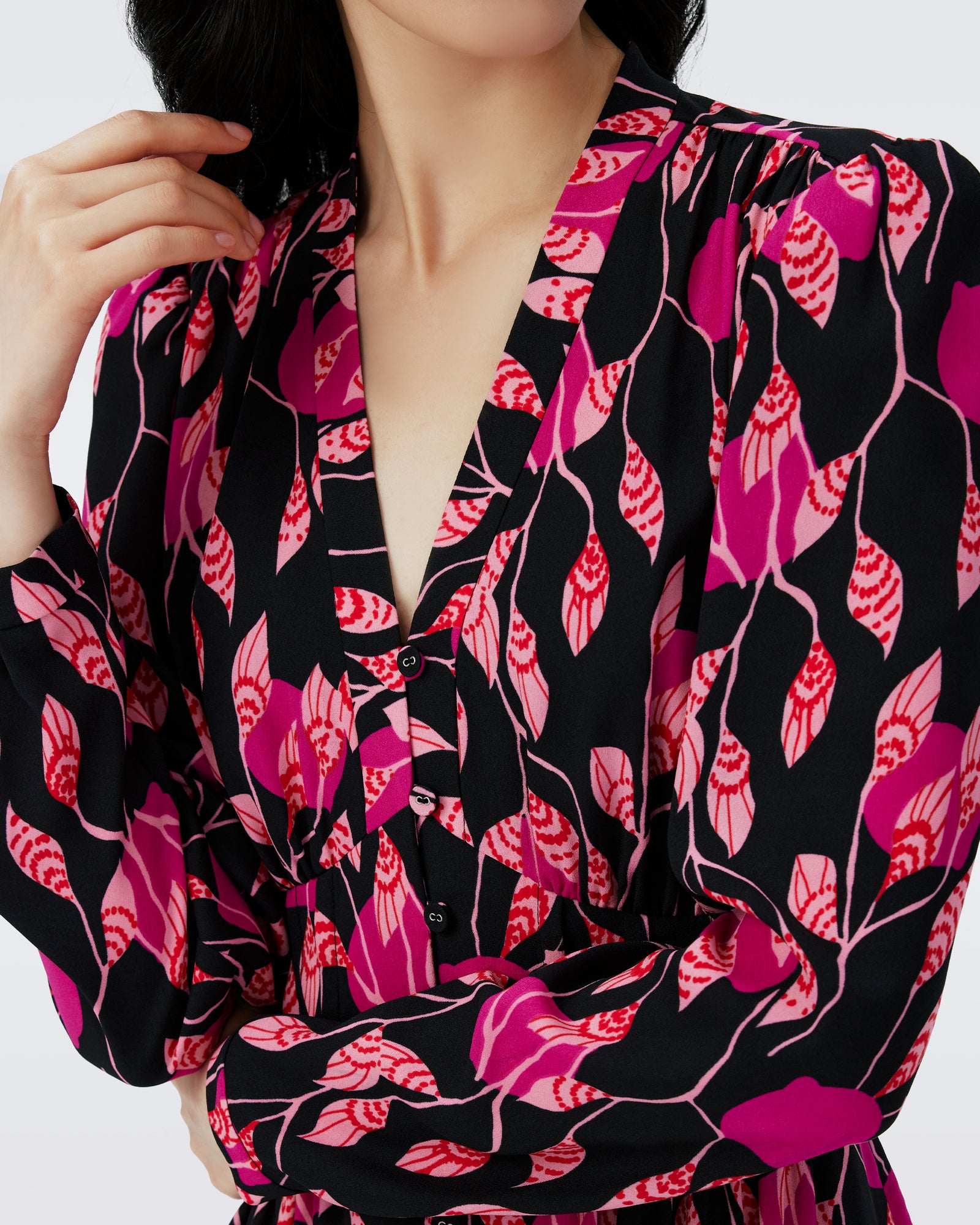 Erica Long Sleeve Midi Dress