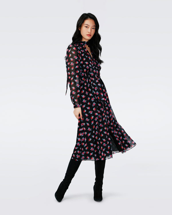 Erica Long Sleeve Midi Dress