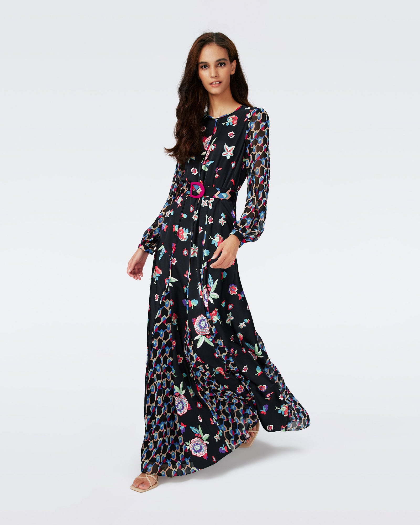 Elliot Long-Sleeve Dress