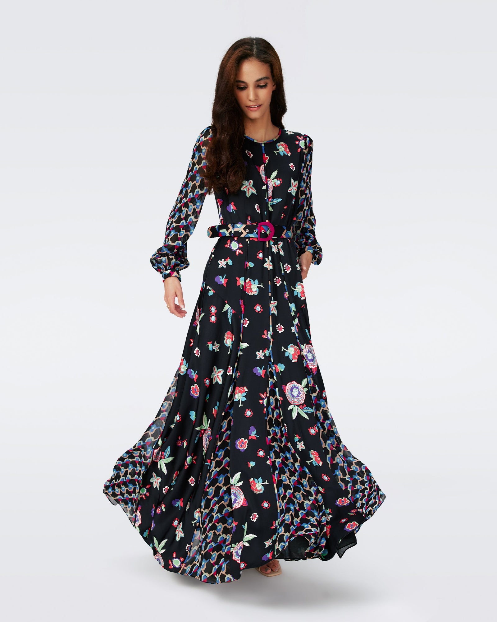 Elliot Long-Sleeve Dress