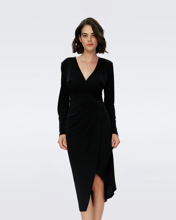 Dvf Nevine Dress In Black