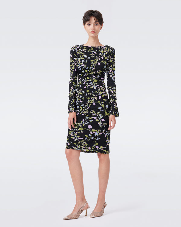 DVF DARRIUS L/S REVERSIBLE DRESS