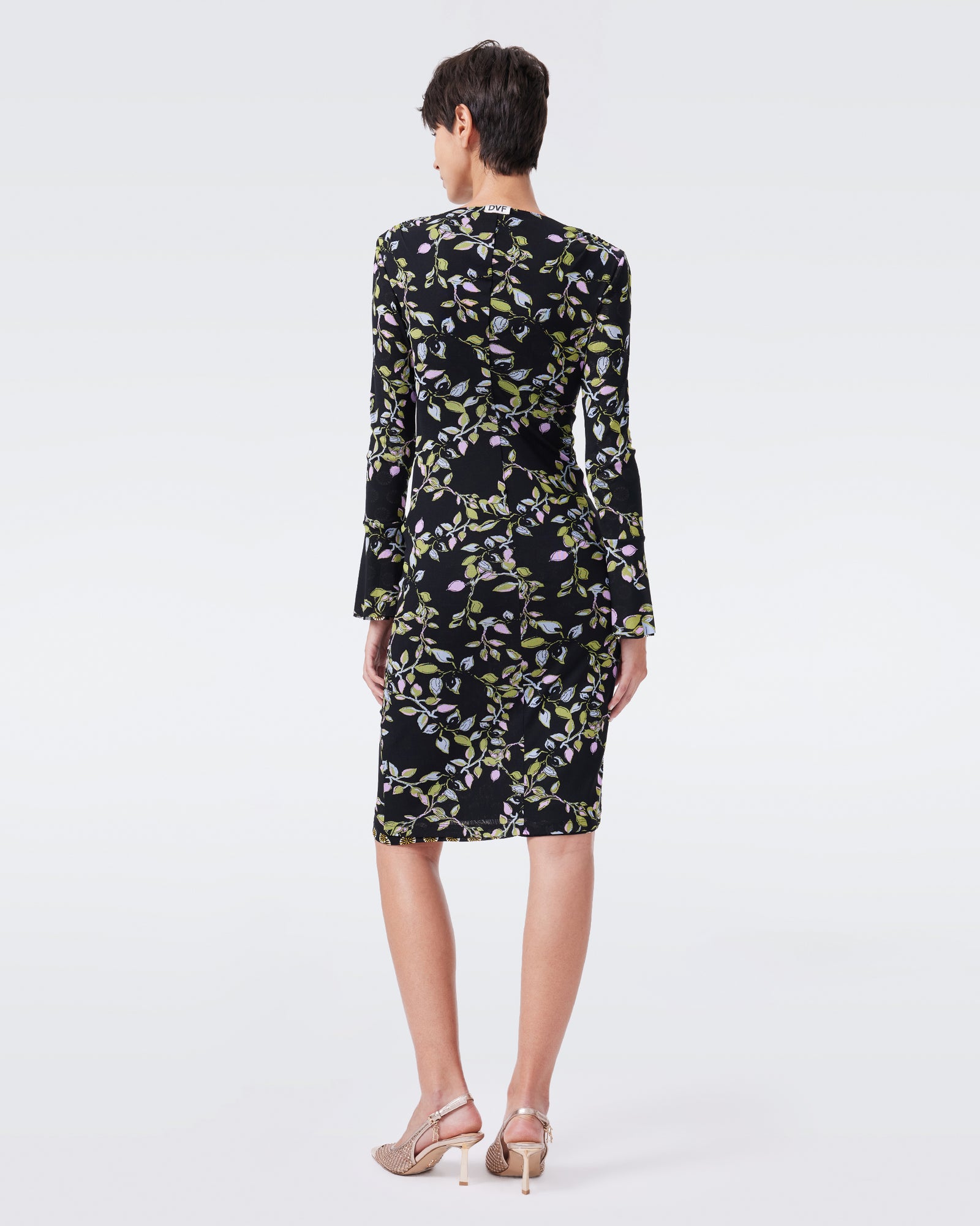 DVF DARRIUS L/S REVERSIBLE DRESS