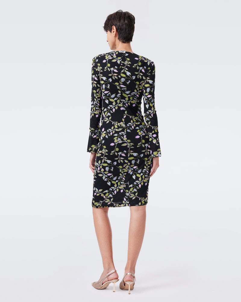 DVF DARRIUS L/S REVERSIBLE DRESS