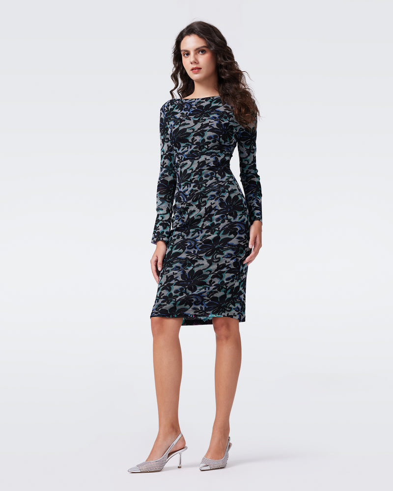 DVF DARRIUS L/S REVERSIBLE DRESS