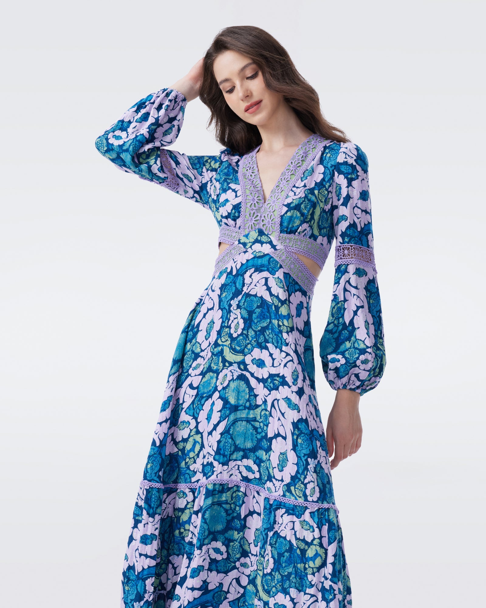 DVF KIMMIE MAXI DRESS
