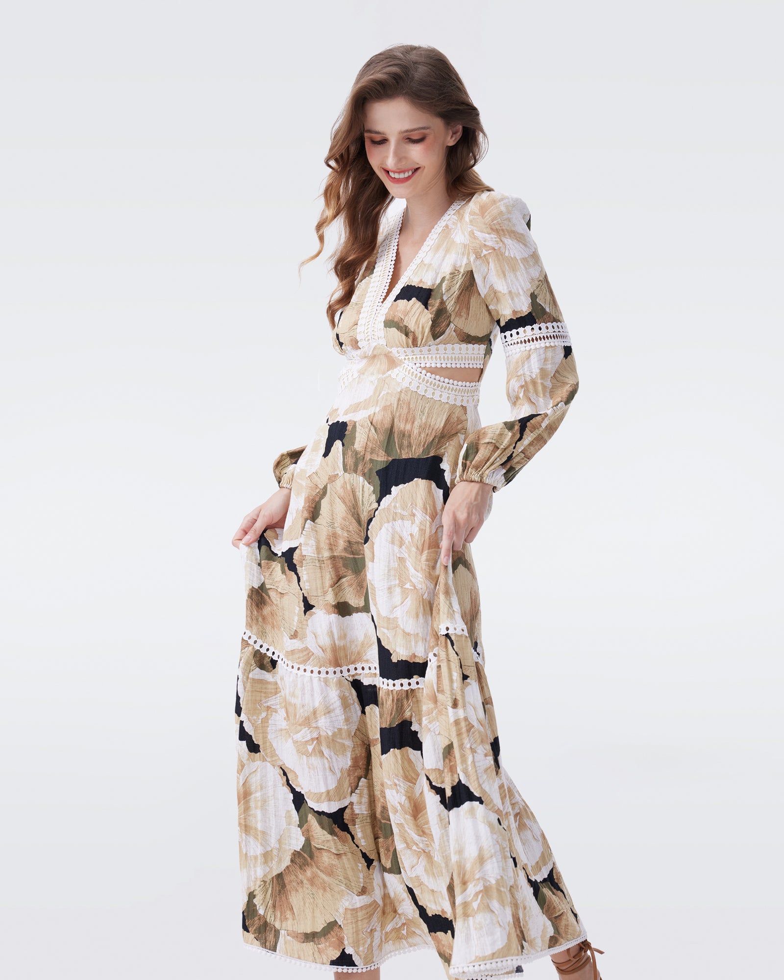 DVF KIMMIE MAXI DRESS