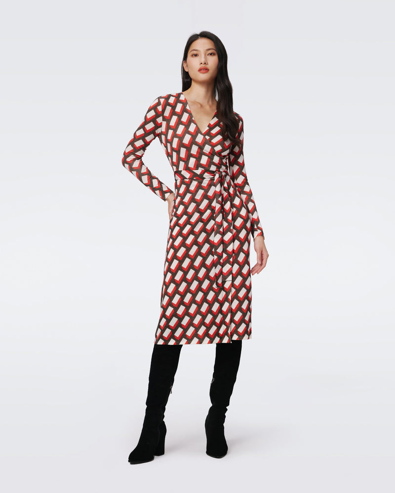 Luella Wool Wrap Dress