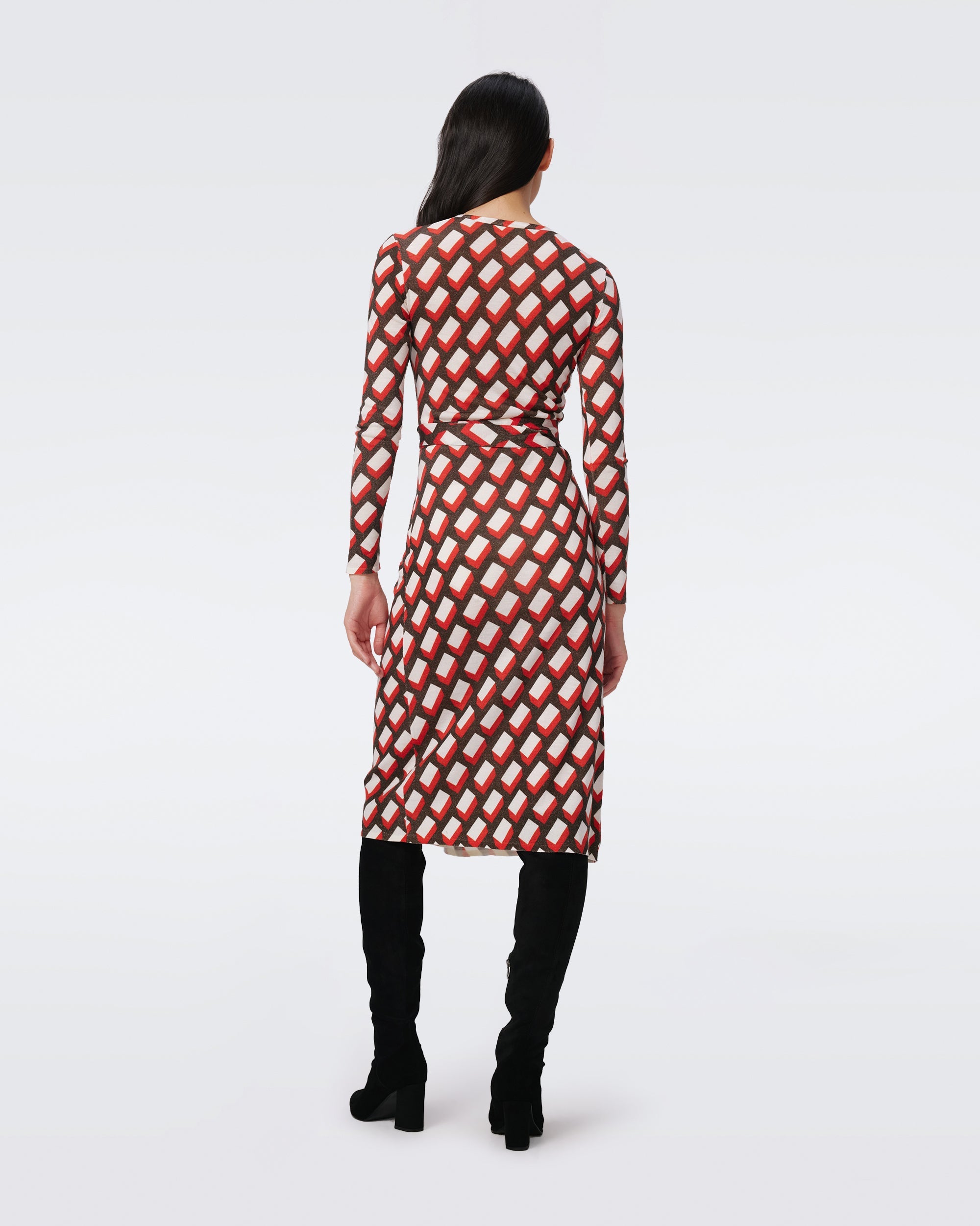 luella red dress Luella Cut Away Flounce Maxi Dress