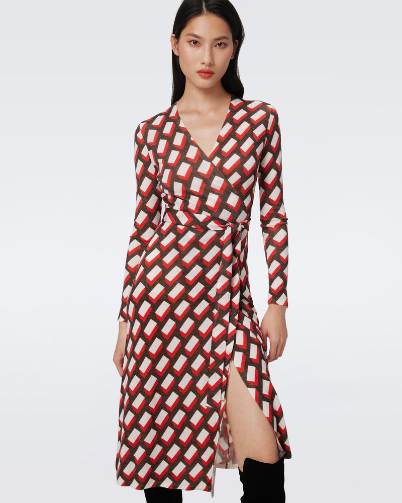 Luella Wool Wrap Dress