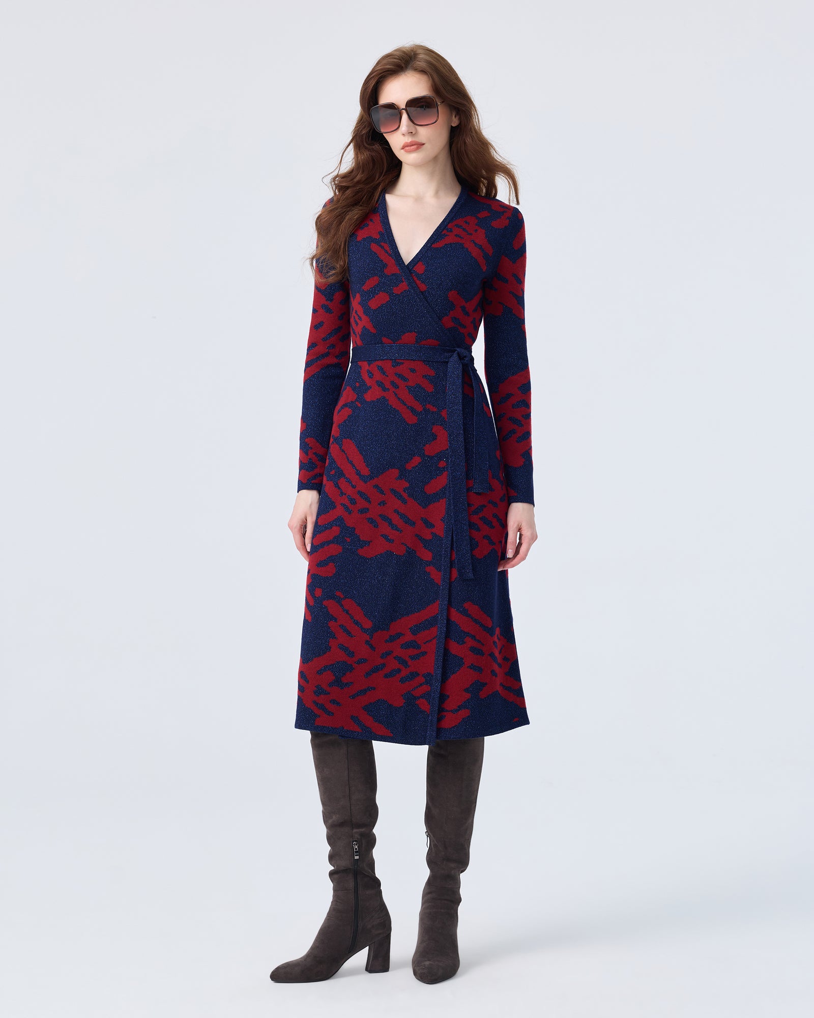 DVF VALLEY REVERSIBLE DRESS
