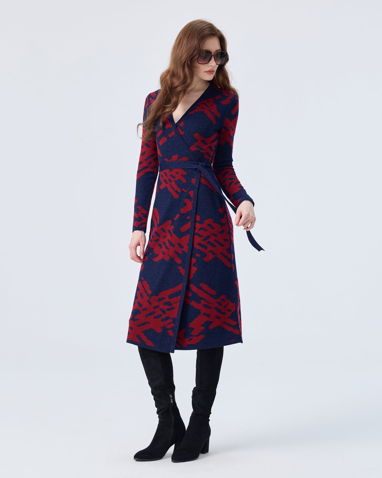 DVF VALLEY REVERSIBLE DRESS