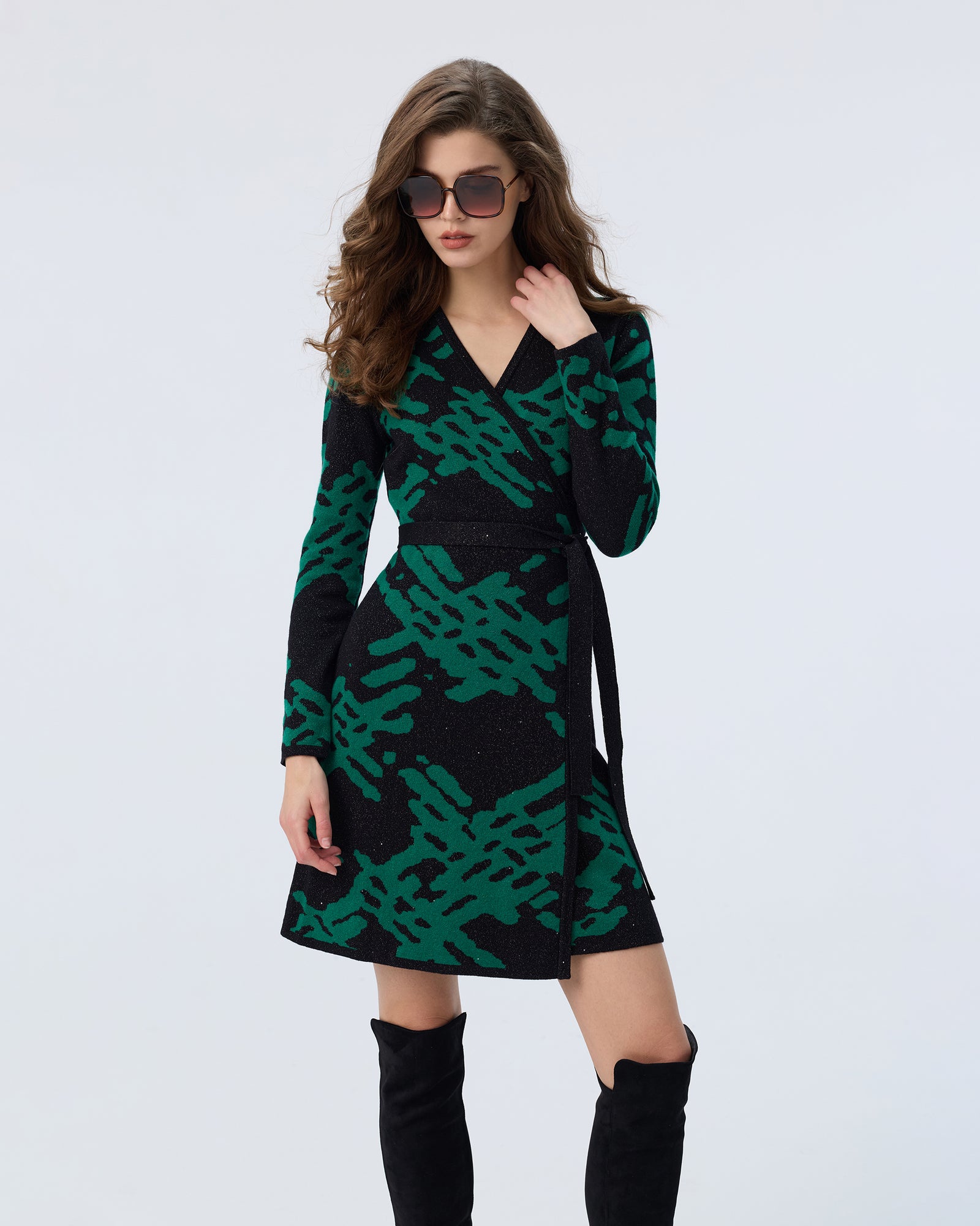 DVF VALLEY REVERSIBLE DRESS