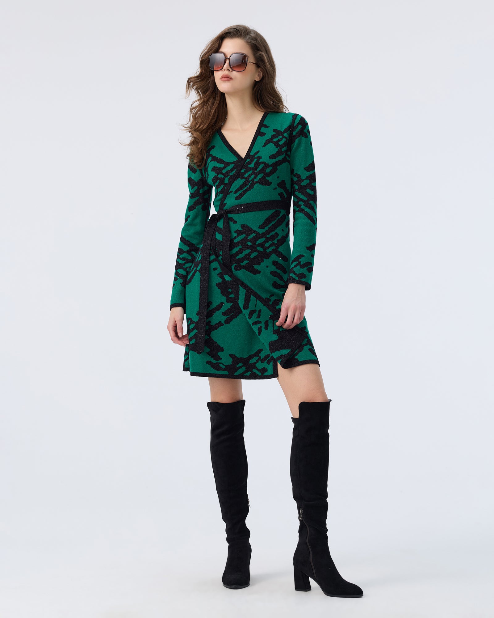 DVF VALLEY REVERSIBLE DRESS