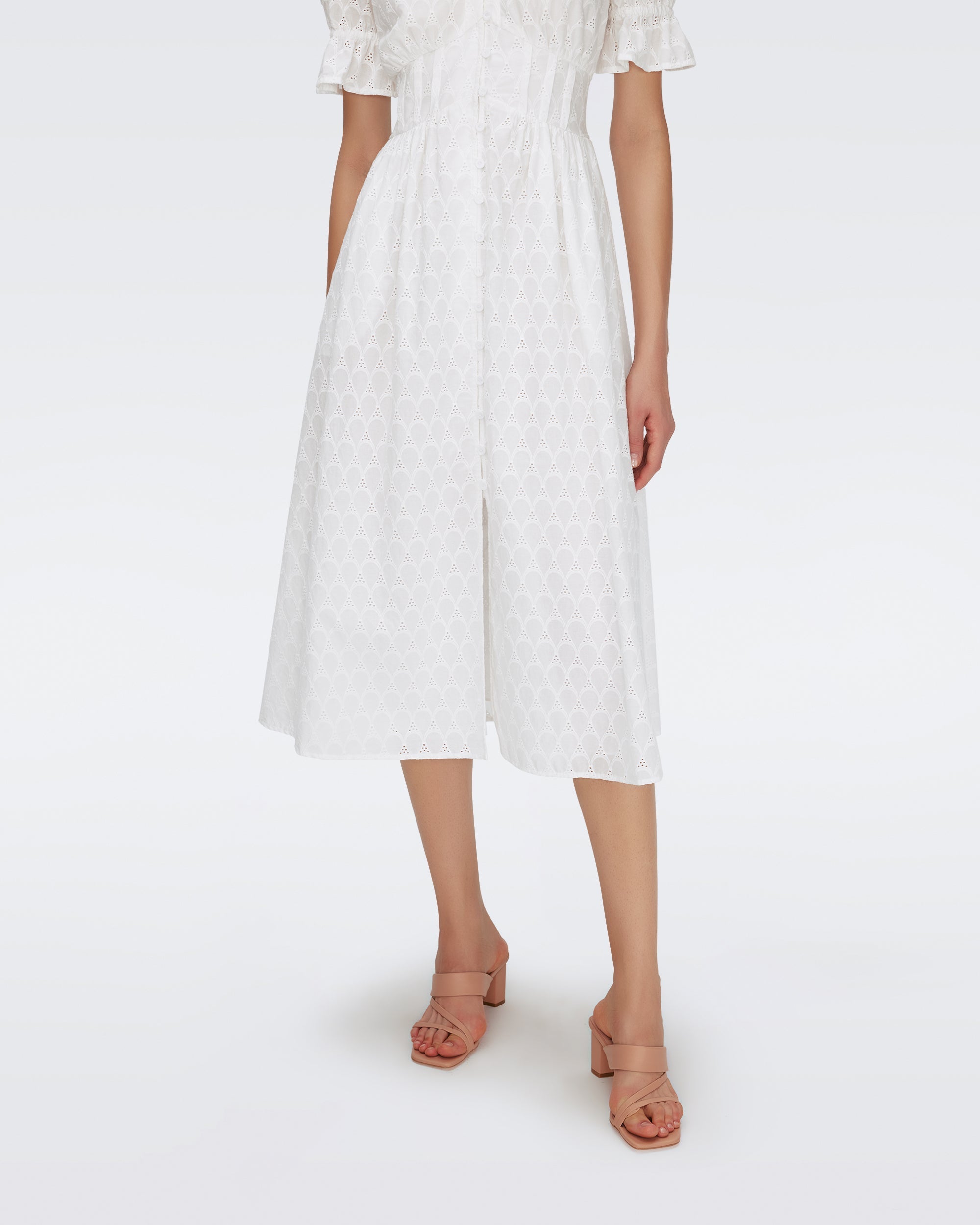 dvf erica cotton midi dress Erica Dress
