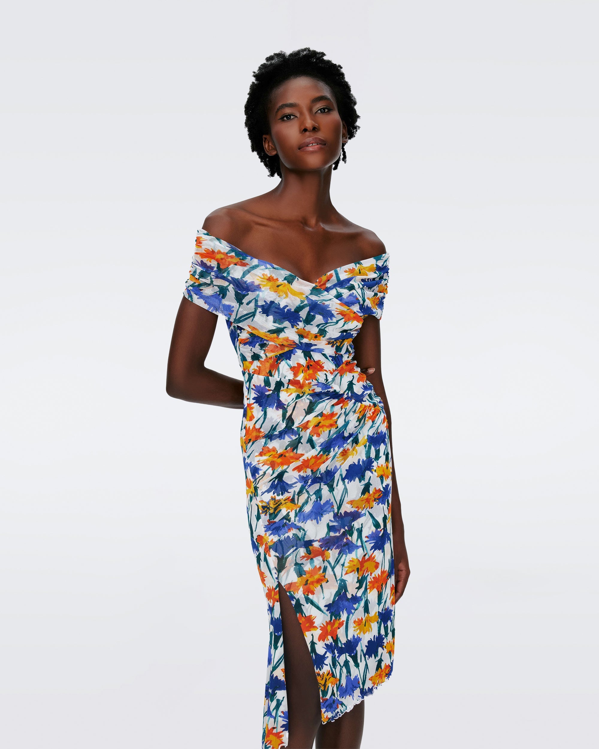 lovinia mesh dress DIANE VON FURSTENBERG