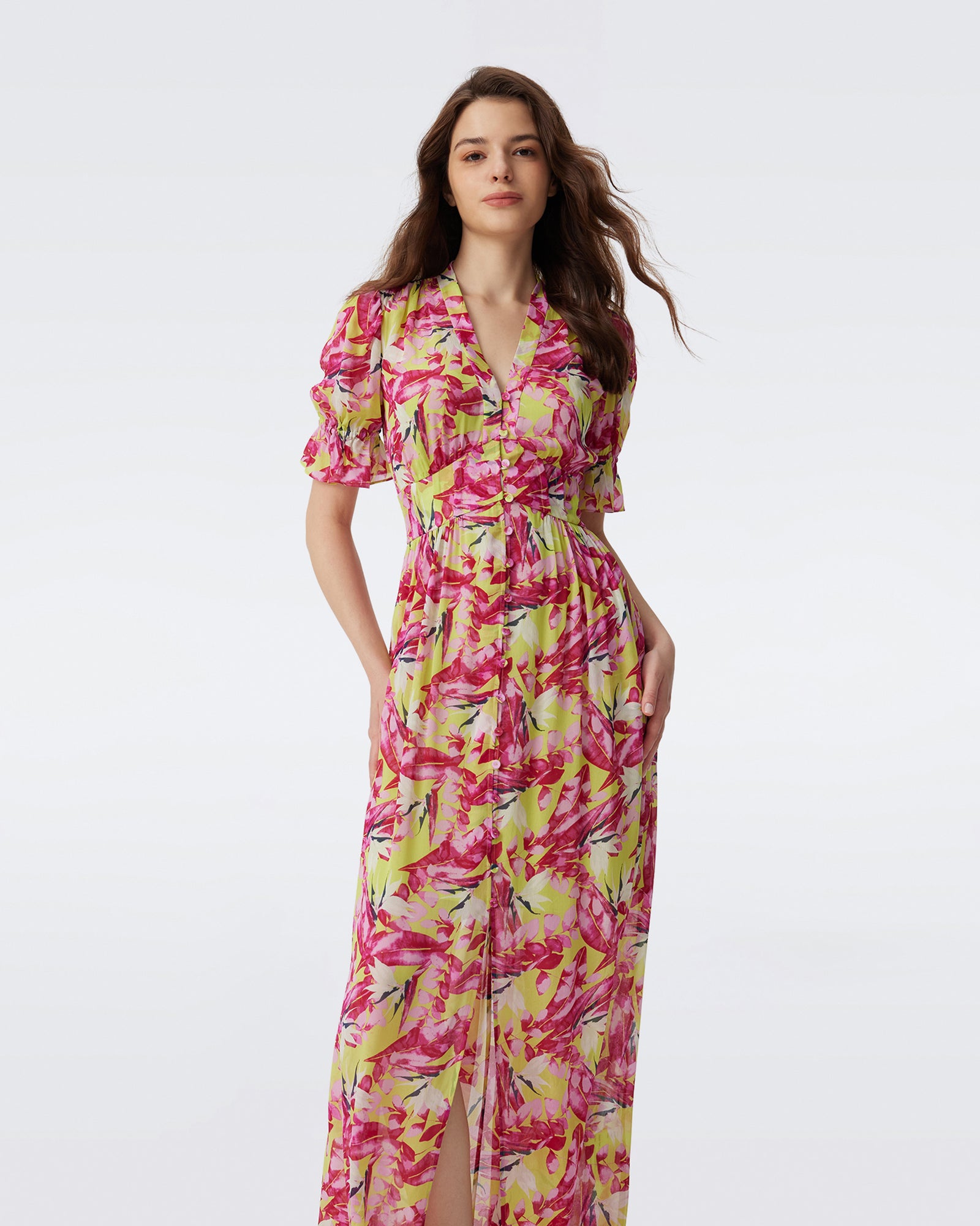 DVF ERICA LONG DRESS