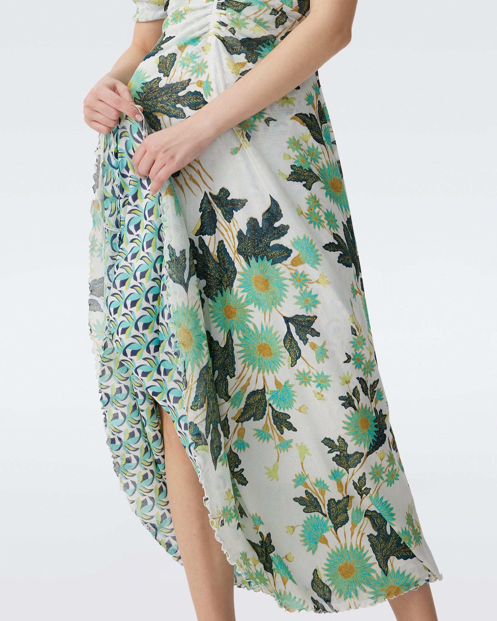 DVF KOREN REVERSIBLE MIDI DRESS