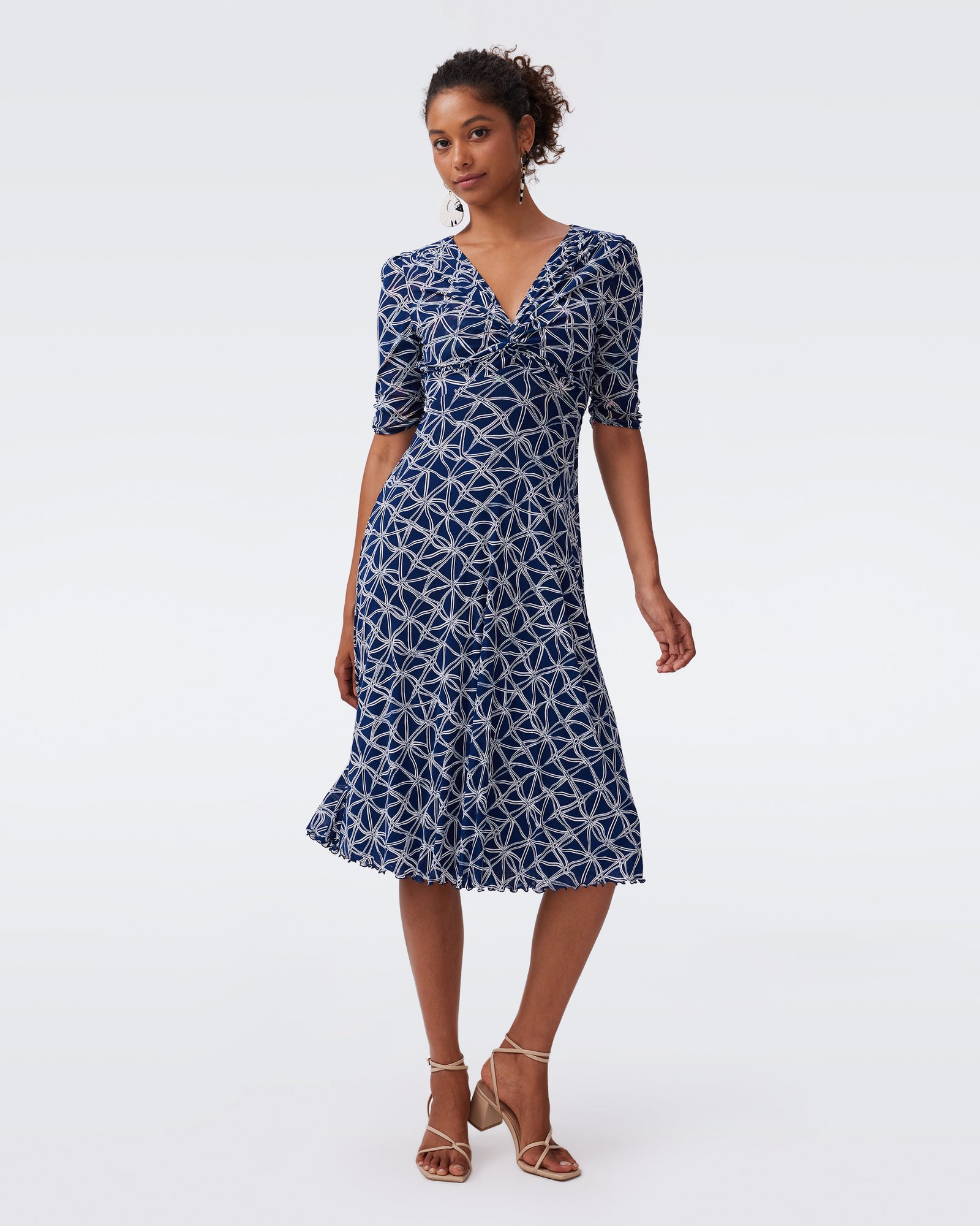 DVF CARRY REVERSIBLE DRESS