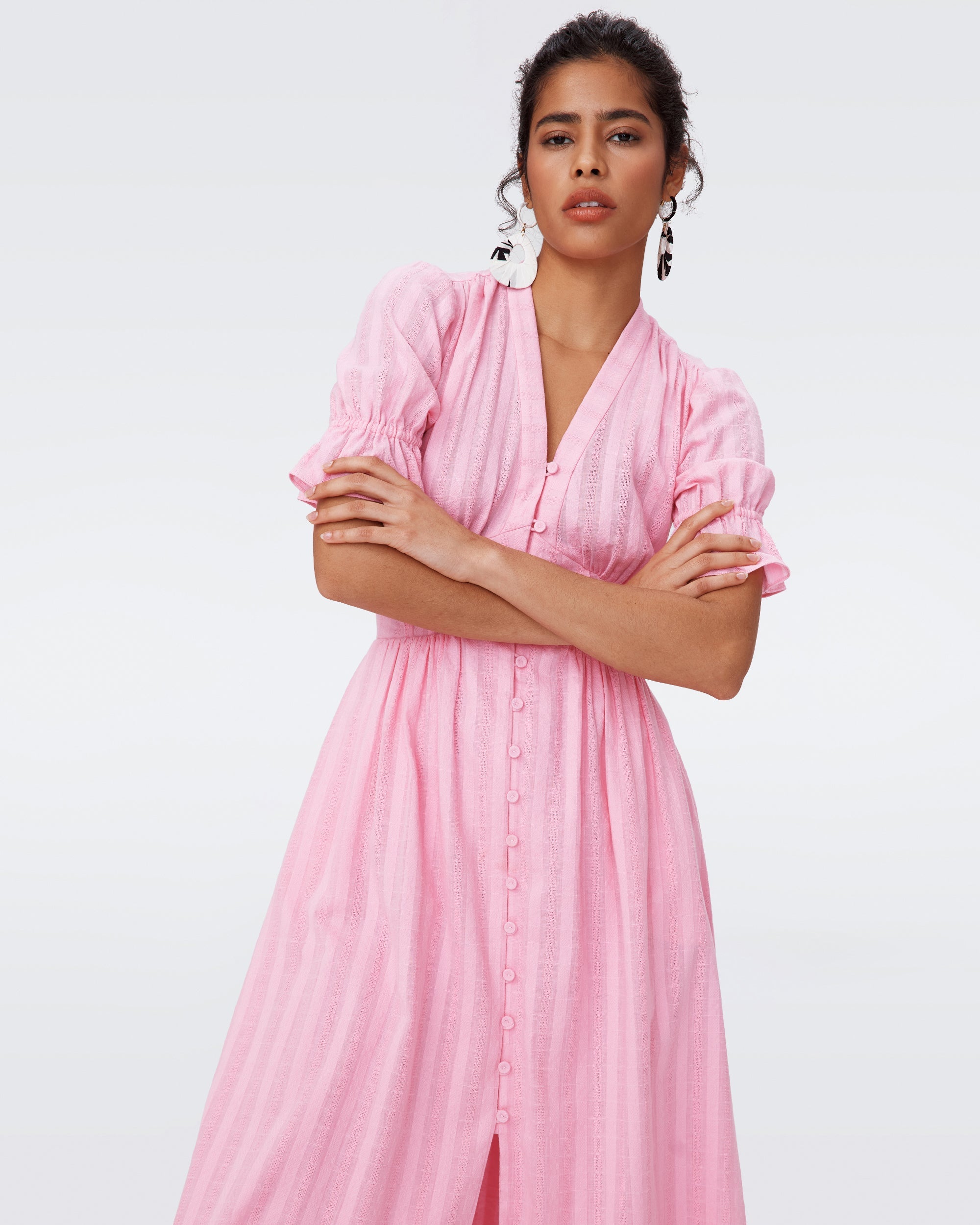 diane von furstenberg erica midi dress Erica printed cotton midi dress in multicoloured - Diane Von Furstenberg