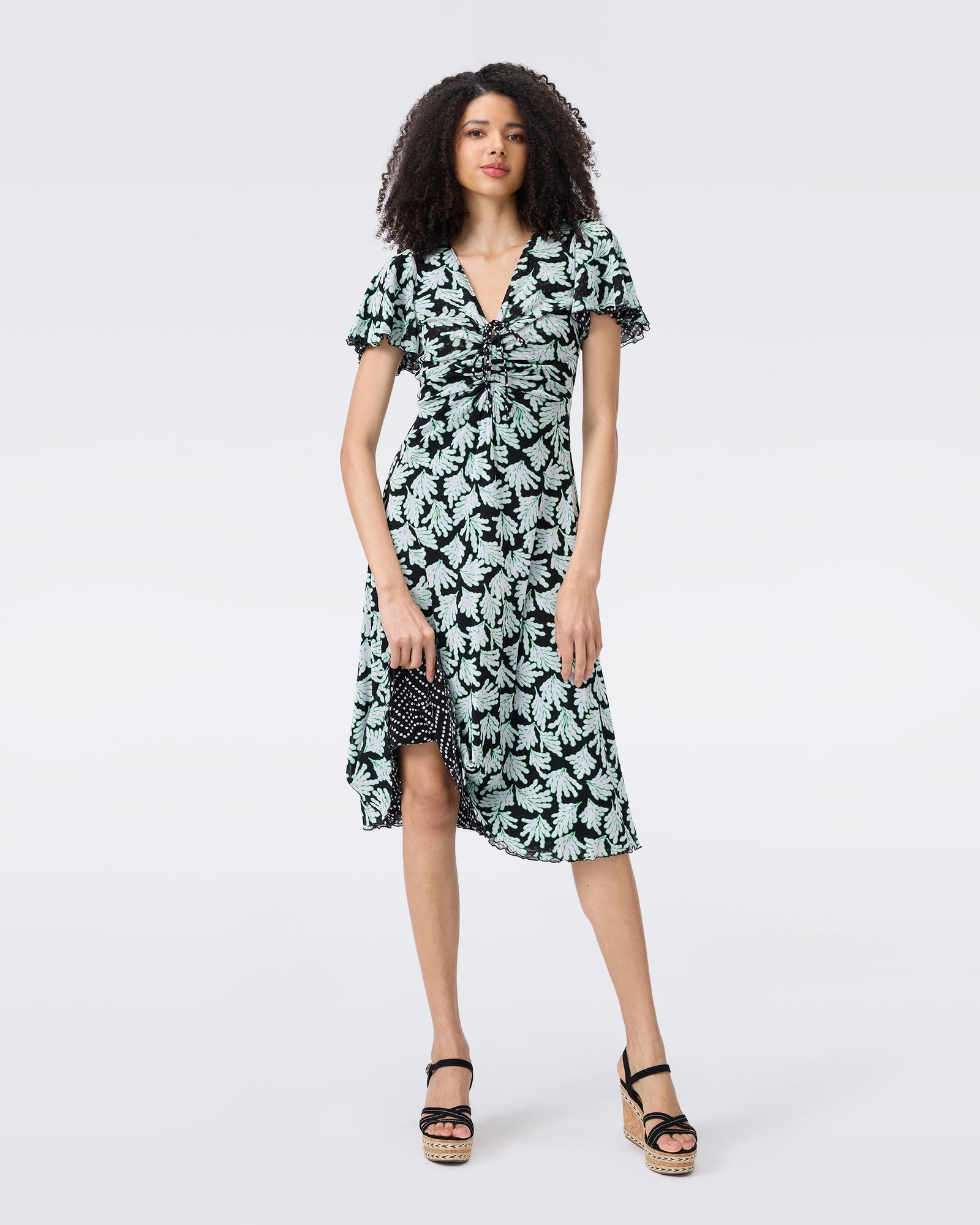 DVF FLORANCE REVERSIBLE DRESS