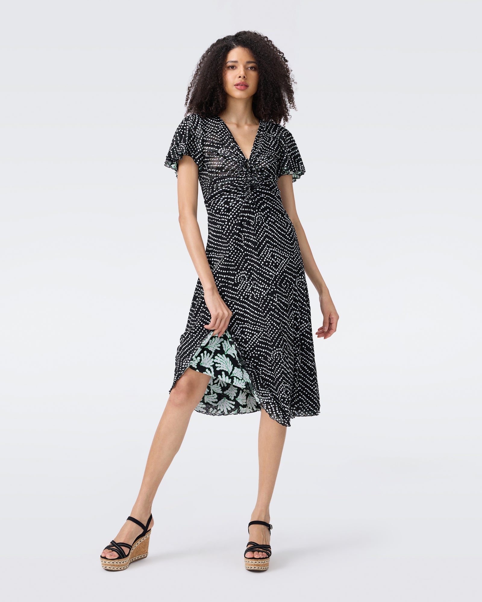 DVF FLORANCE REVERSIBLE DRESS