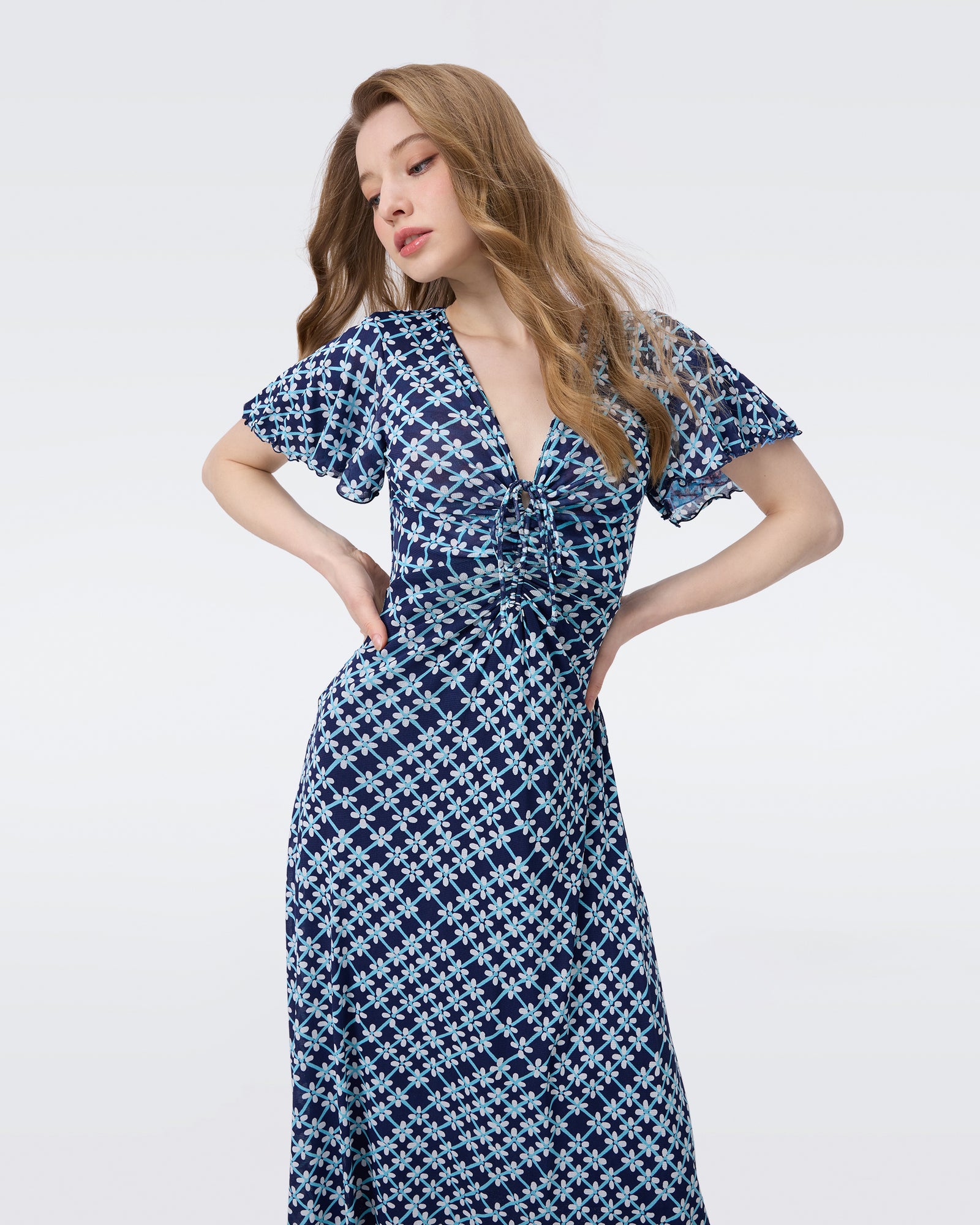 DVF FLORANCE REVERSIBLE DRESS