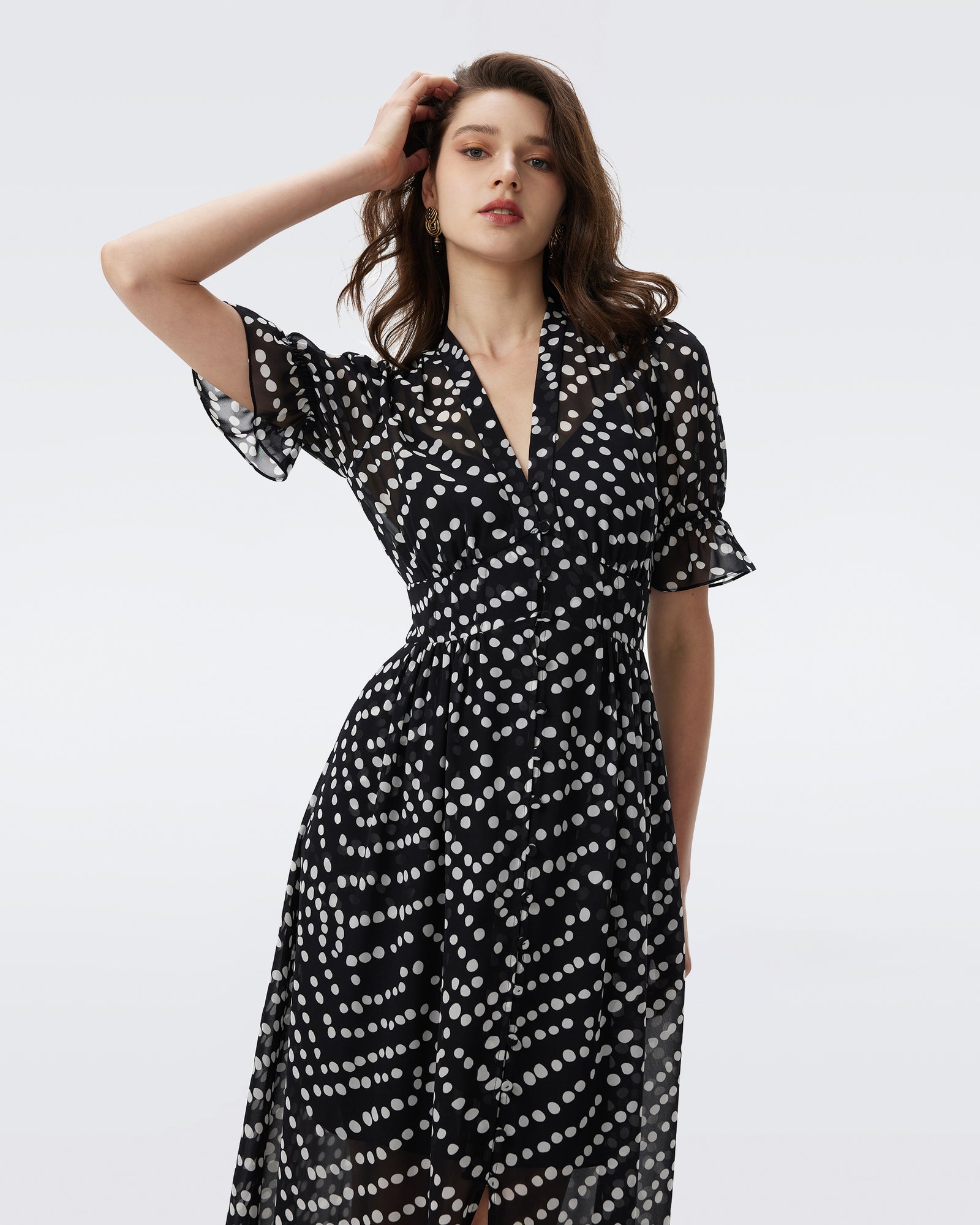 DVF ERICA LONG DRESS