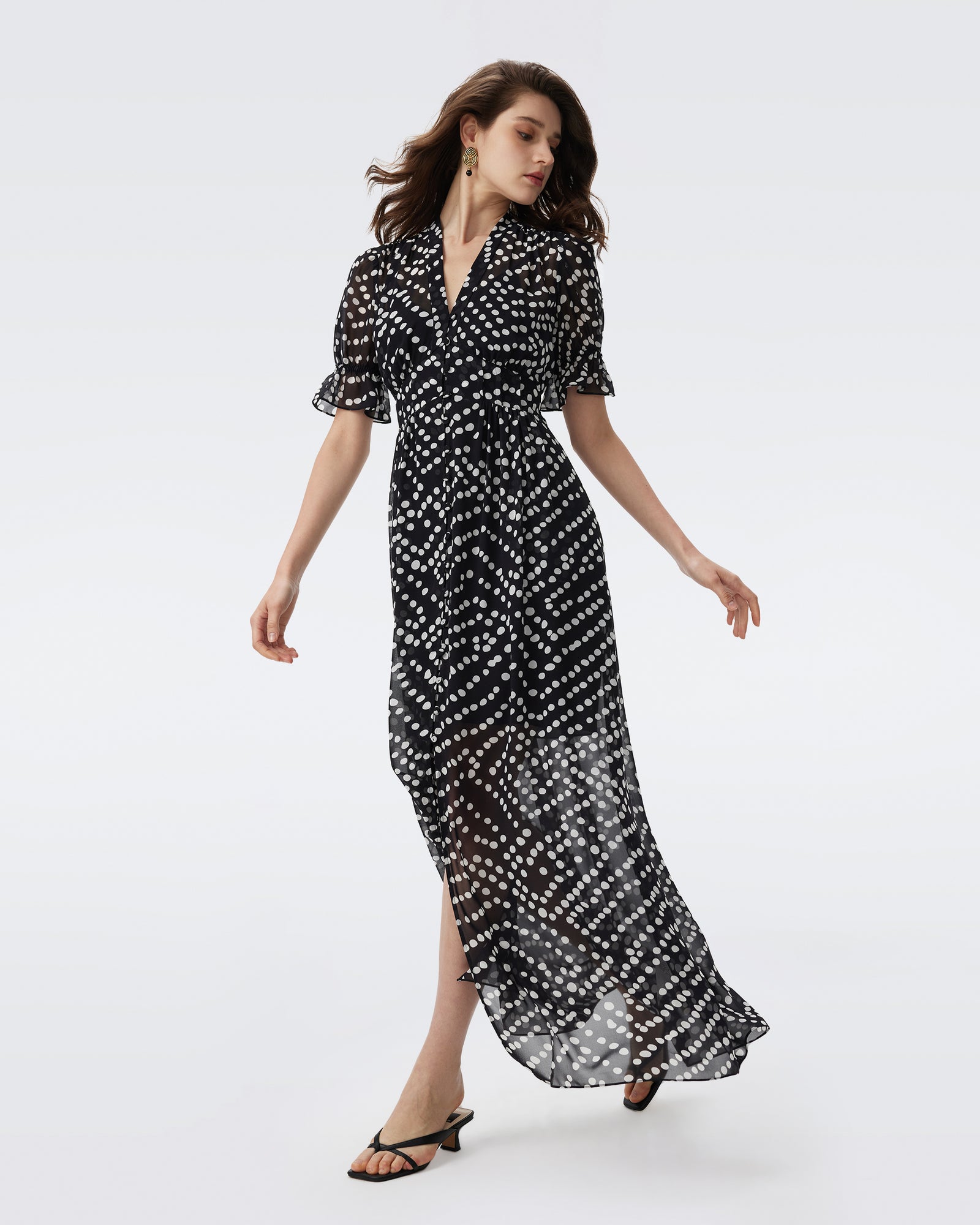 DVF ERICA LONG DRESS