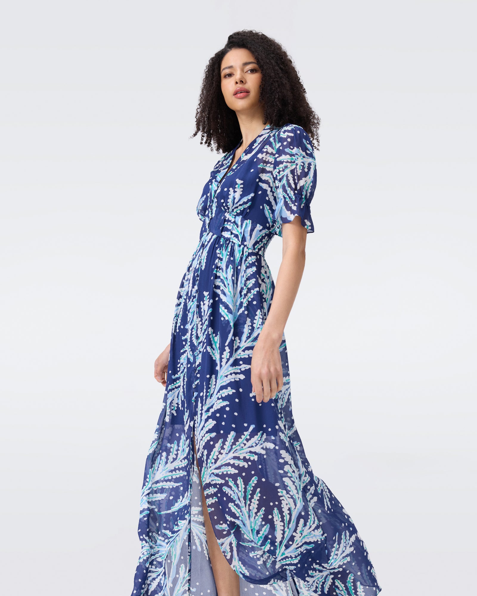 DVF ERICA LONG DRESS