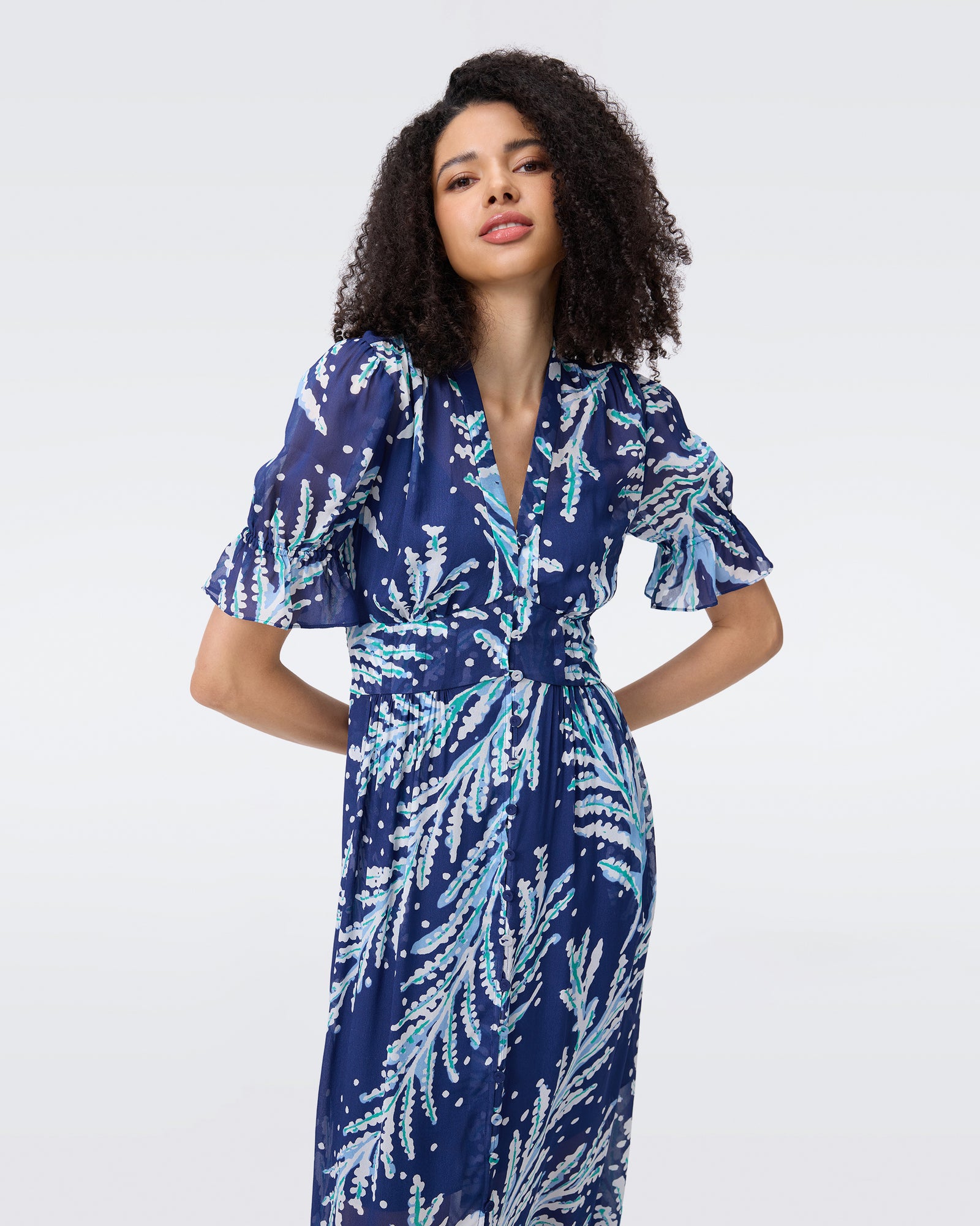 DVF ERICA LONG DRESS