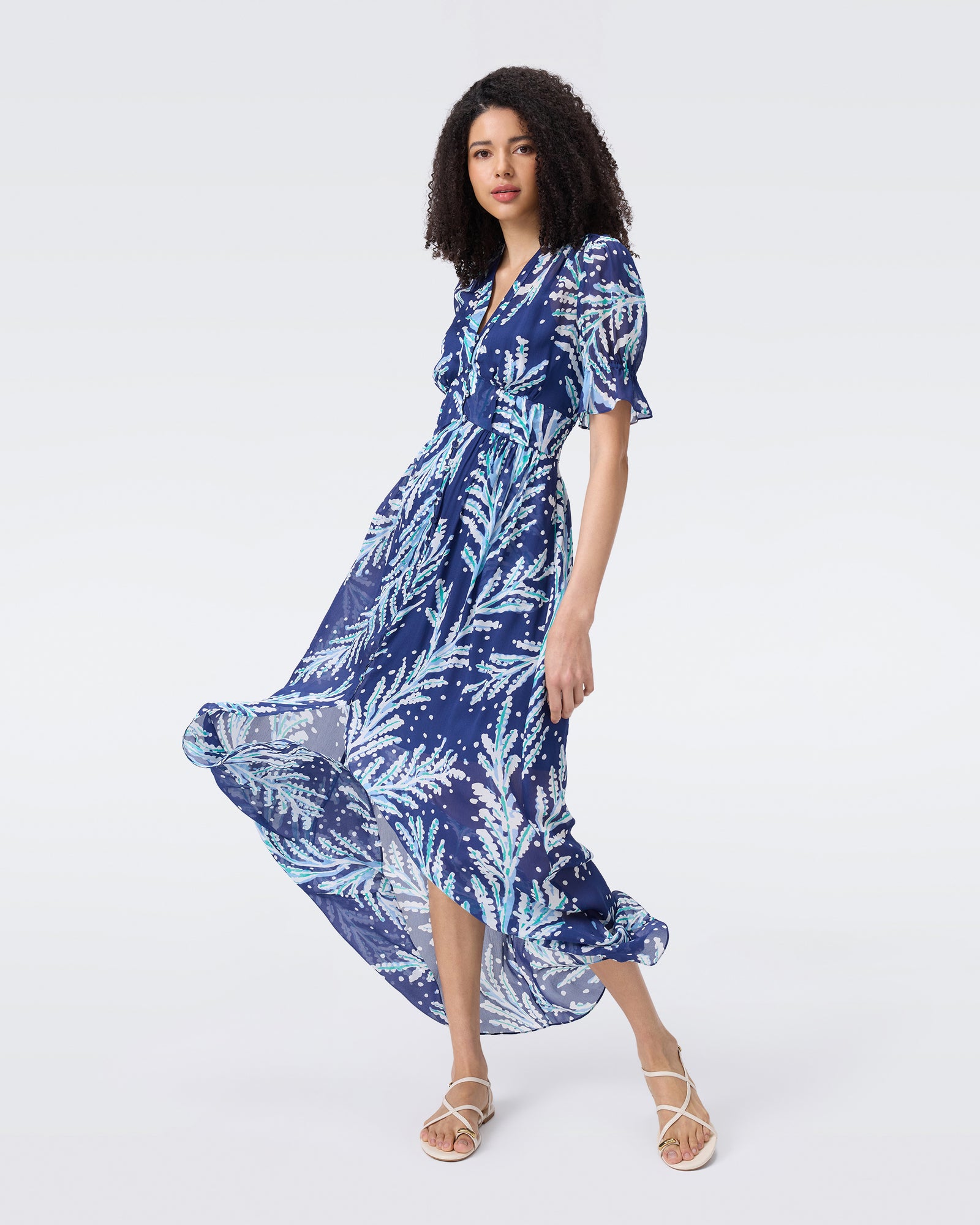 DVF ERICA LONG DRESS