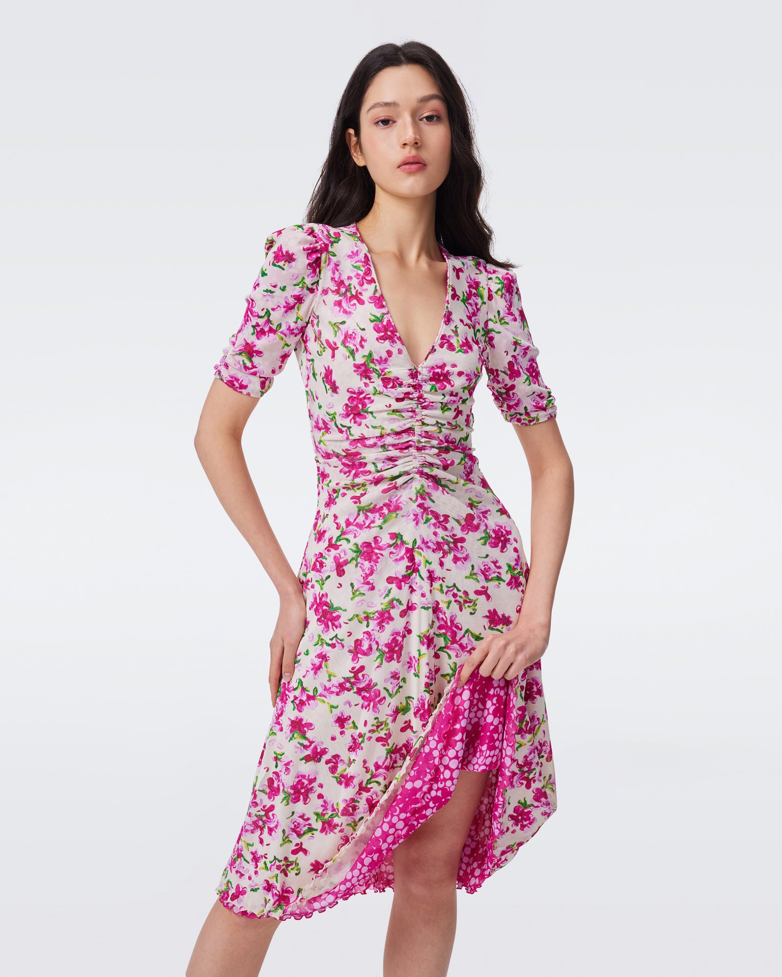 DVF KOREN REVERSIBLE DRESS