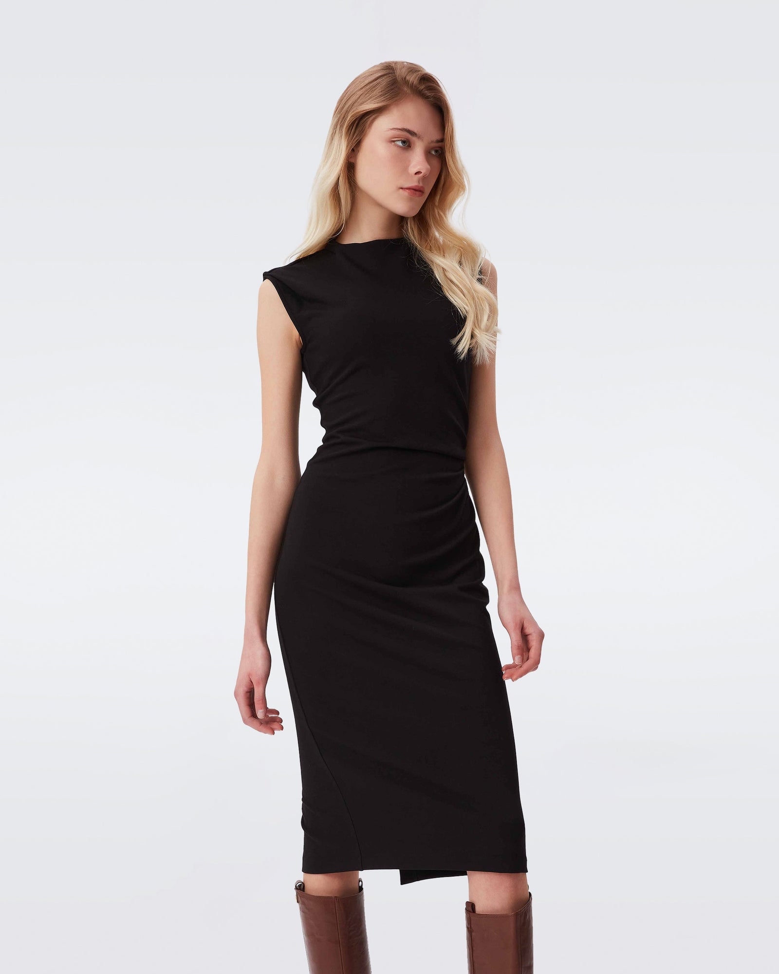Darrius Sleeveless Jersey Dress