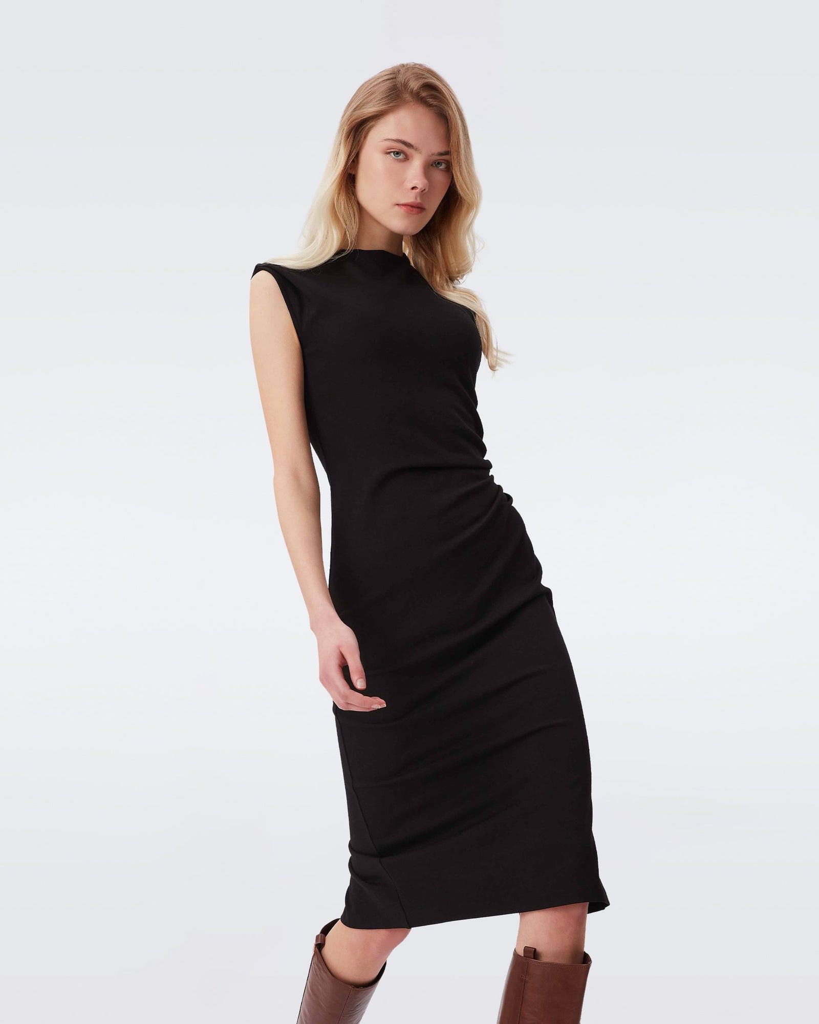 Darrius Sleeveless Jersey Dress