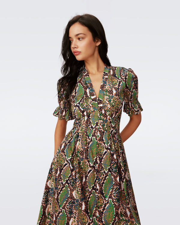 Erica Cotton Midi Dress