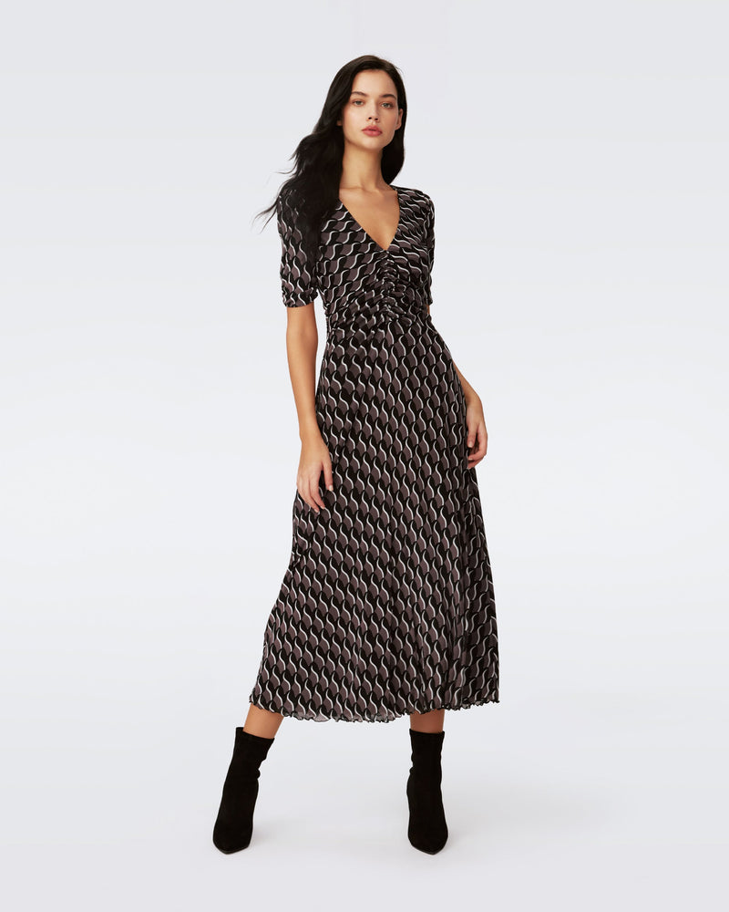 Koren Reversible Midi Mesh Dress