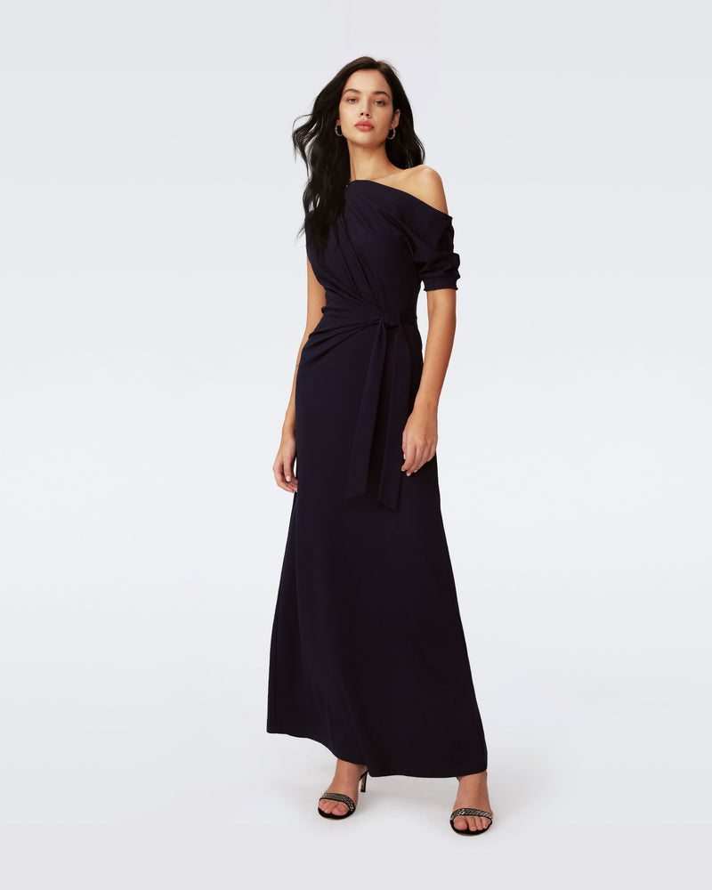 DVF AVI DRESS in MIDNIGHT