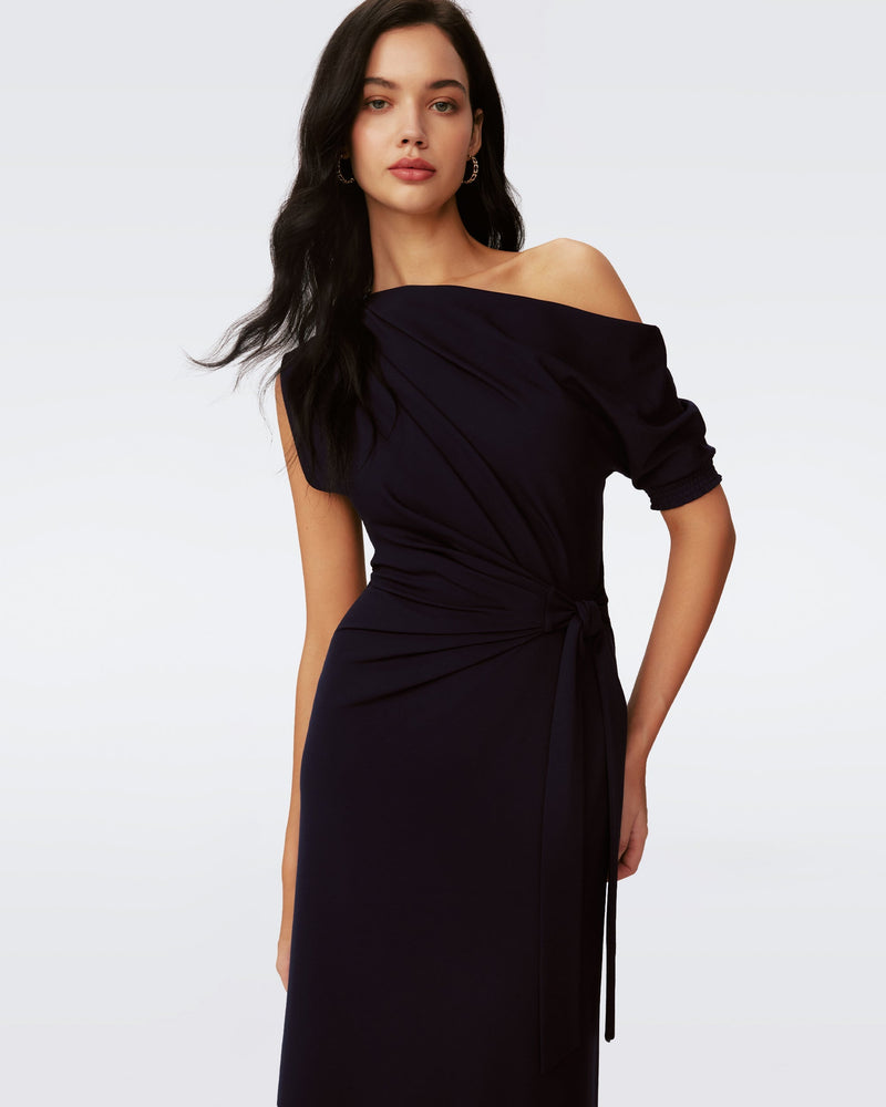 DVF AVI DRESS in MIDNIGHT