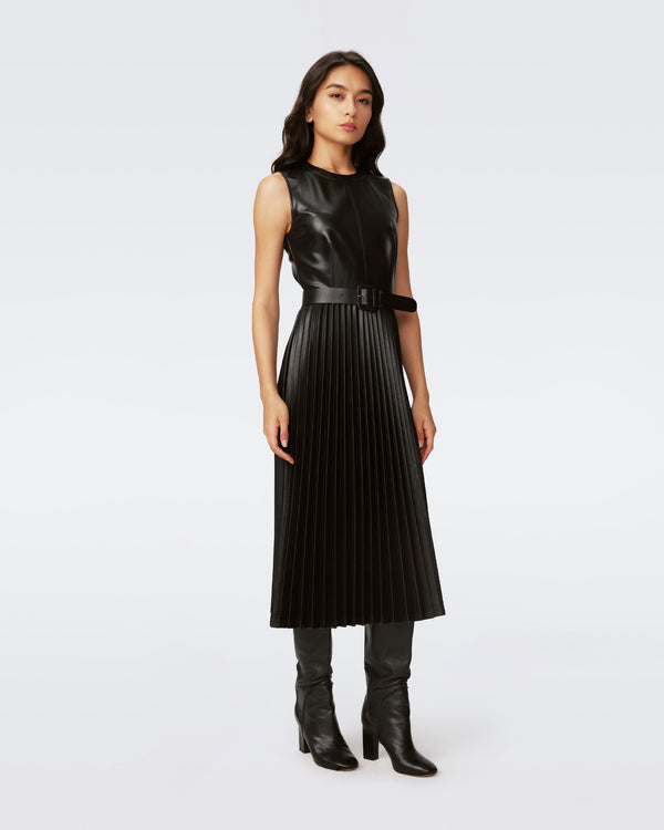 DVF ELIAH DRESS in BLACK