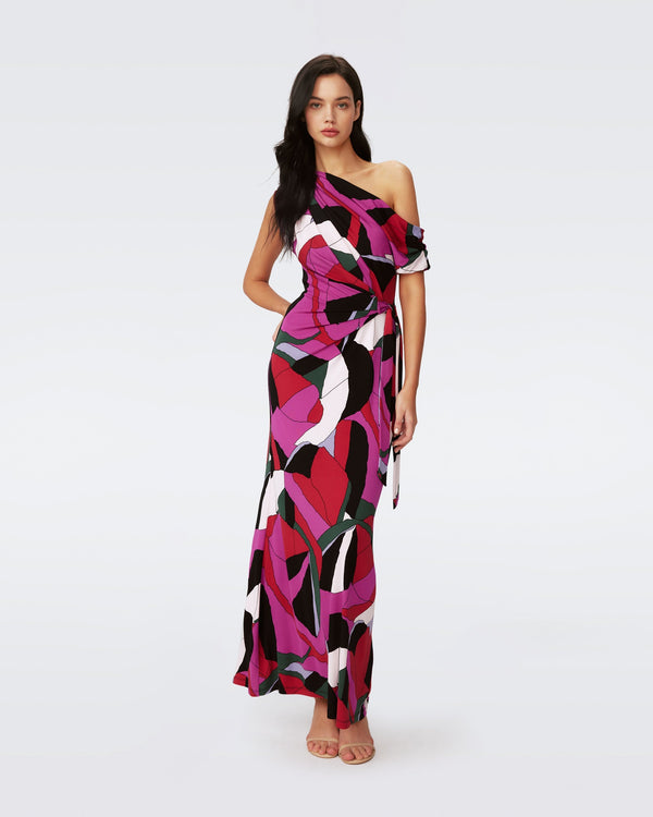 Eliana Faux Wrap Dress